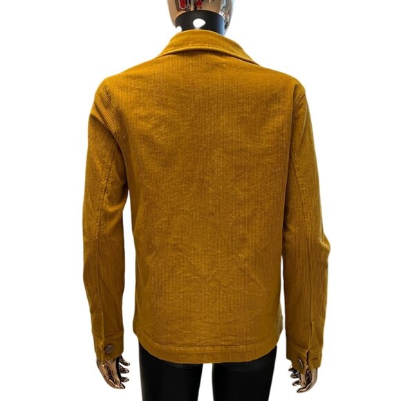 Côtelé Paris Mustard Yellow Corduroy Chore Jacket XS (Runs Oversized) - Picture 4 of 10